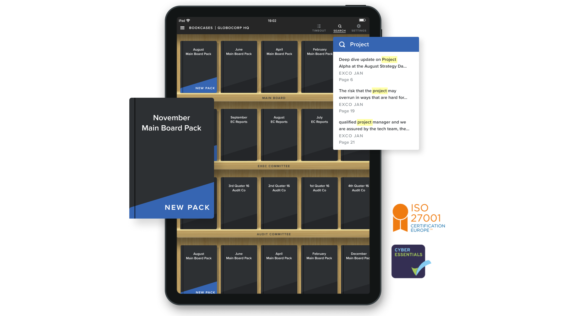 screenshot of Board Intelligence